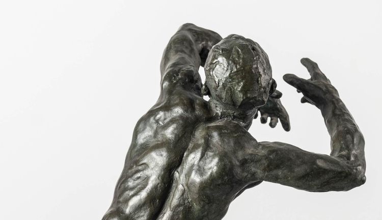 Nudo maschile - Scultura in bronzo - Orphée
