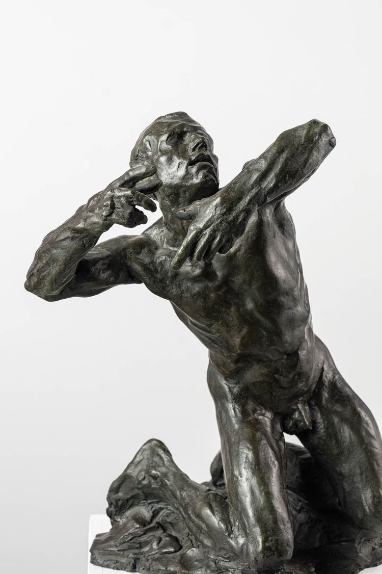 Nudo maschile - Scultura in bronzo - Orphée