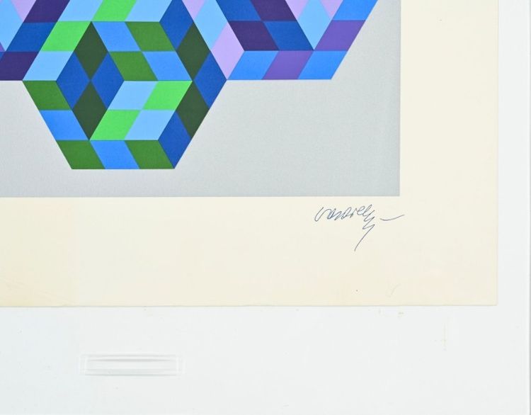 Screenprint by Victor Vasarély