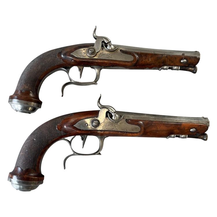 Paire de pistolets de  Duon à Nancy