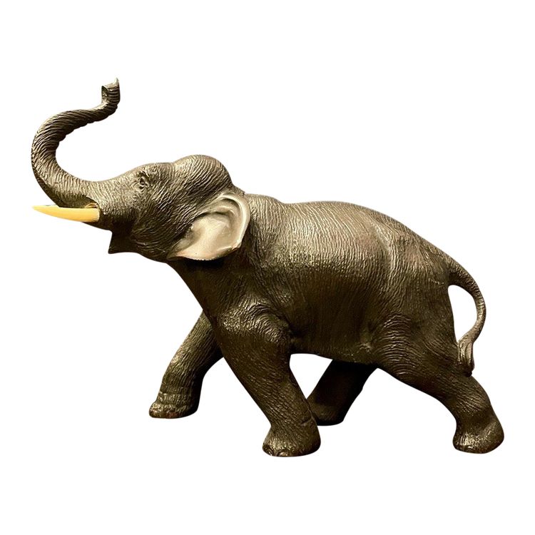 Elefante in bronzo, XIX secolo 