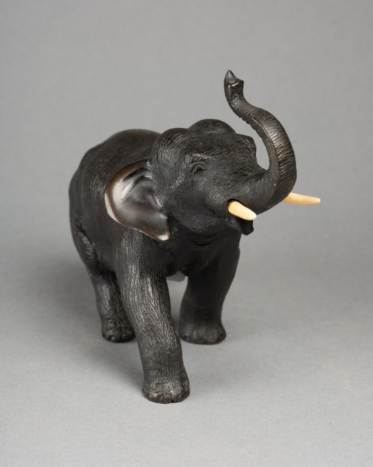 Bronze elephant, 19th Century