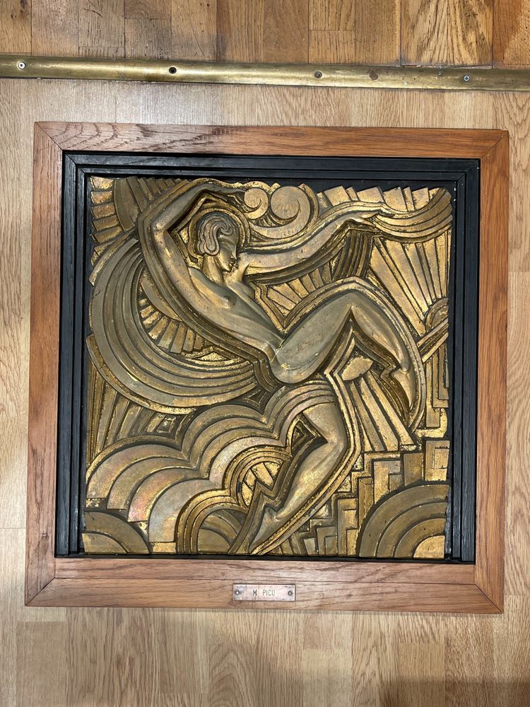 Maurice PICAUD, genannt PICO (1900-1977), „Tänzerin“, Flachrelief