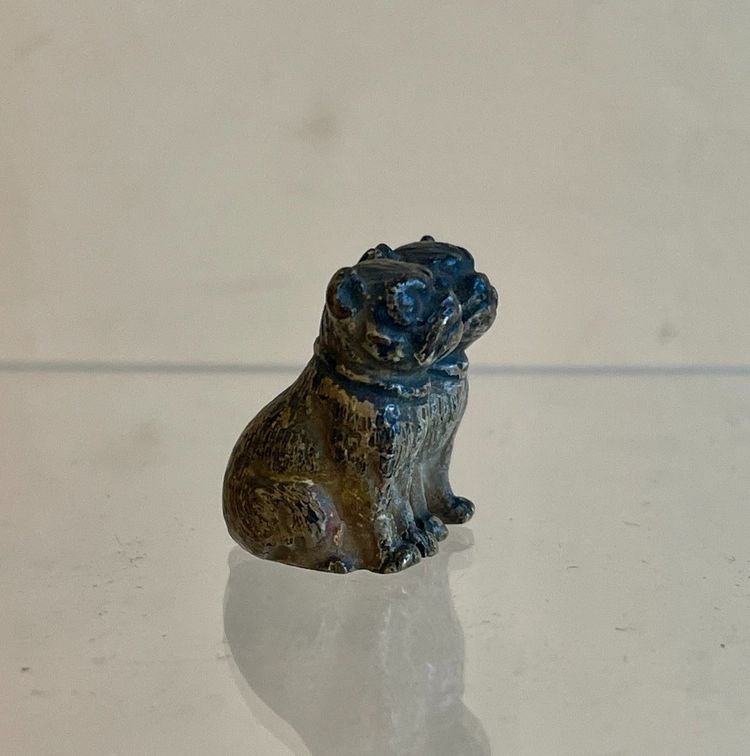 Petit bronze de Vienne aux carlins, XIXe siècle 
