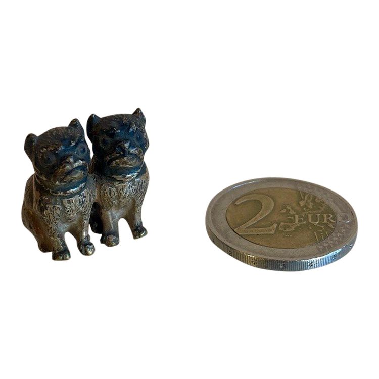 Petit bronze de Vienne aux carlins, XIXe siècle 