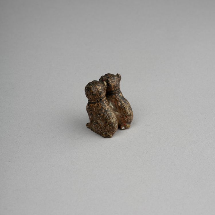 Petit bronze de Vienne aux carlins, XIXe siècle 