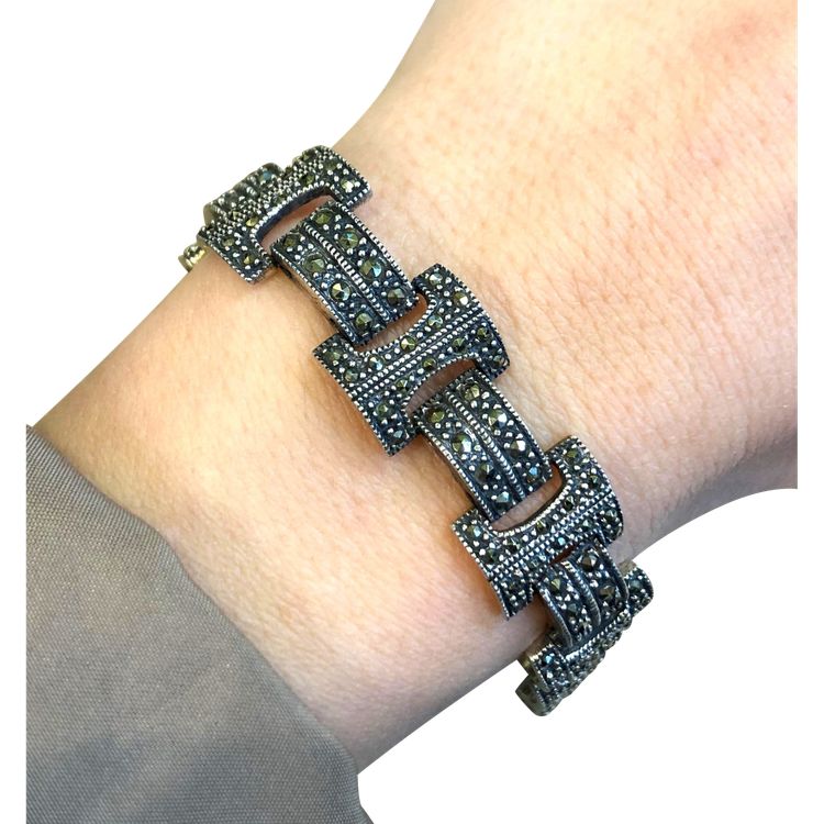 Bracciale con marcasiti