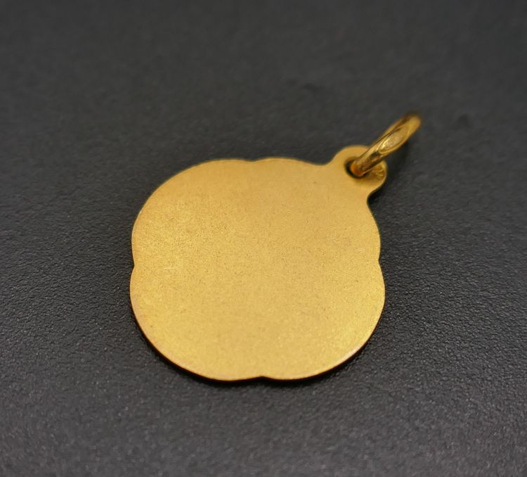 Médaille Ange, Or Jaune 18 Carats.
