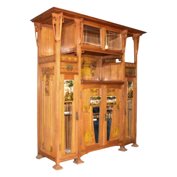 Crédence Art Nouveau italienne inspirée par Raimondo D'Aronco