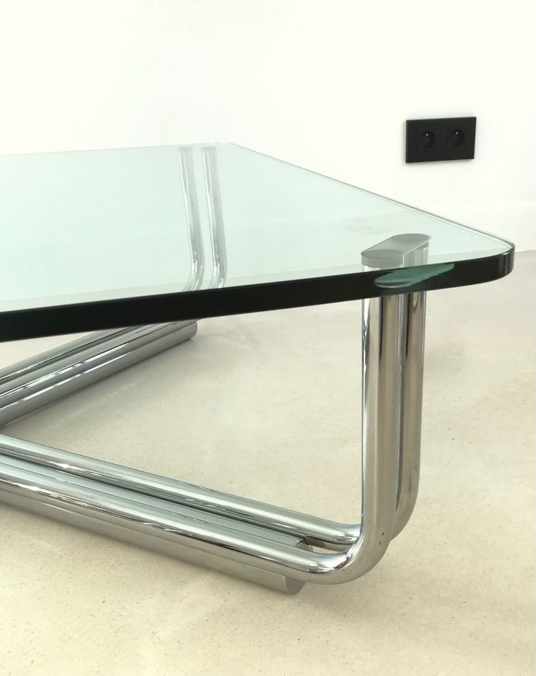 Table basse 784 petit modèle par Gianfranco Frattini pour Cassina, Italie 1968