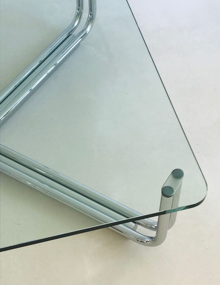 Table basse 784 petit modèle par Gianfranco Frattini pour Cassina, Italie 1968