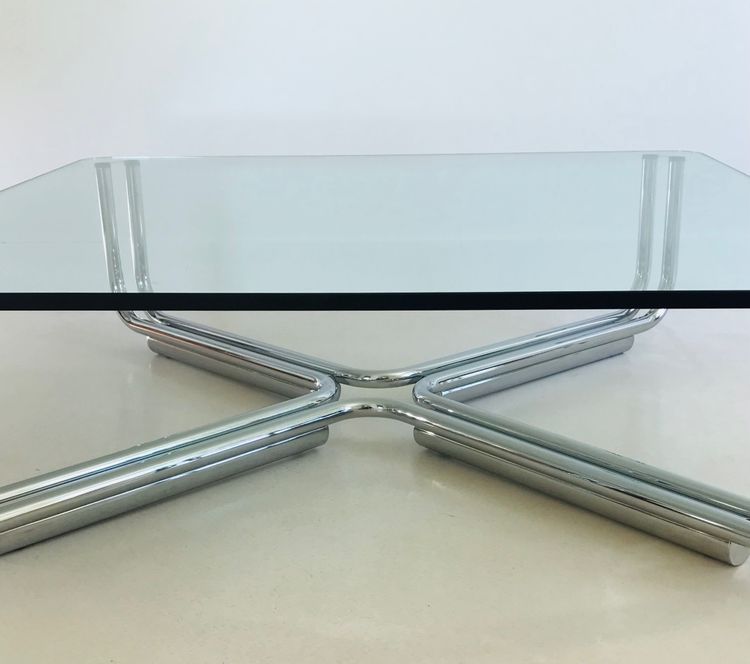 Table basse 784 petit modèle par Gianfranco Frattini pour Cassina, Italie 1968