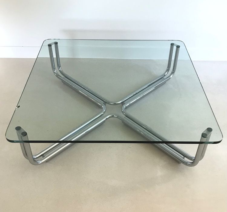 Table basse 784 petit modèle par Gianfranco Frattini pour Cassina, Italie 1968