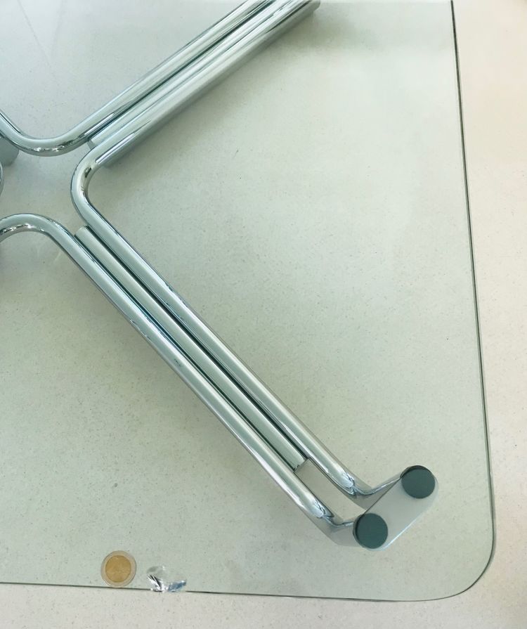 Table basse 784 petit modèle par Gianfranco Frattini pour Cassina, Italie 1968