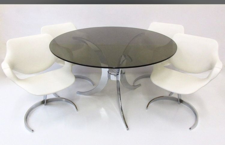 Table de salle à manger attribuée à Boris TABACOFF