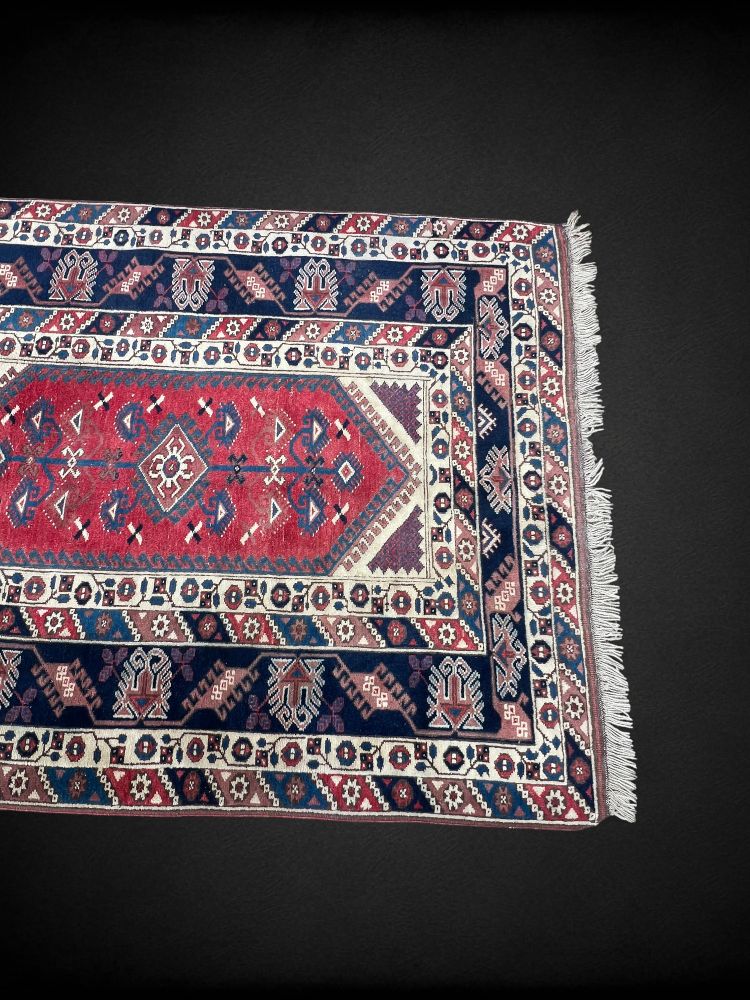 TAPPETO TURCO IN LANA ANNODATA FATTO A MANO 220CM X 162CM