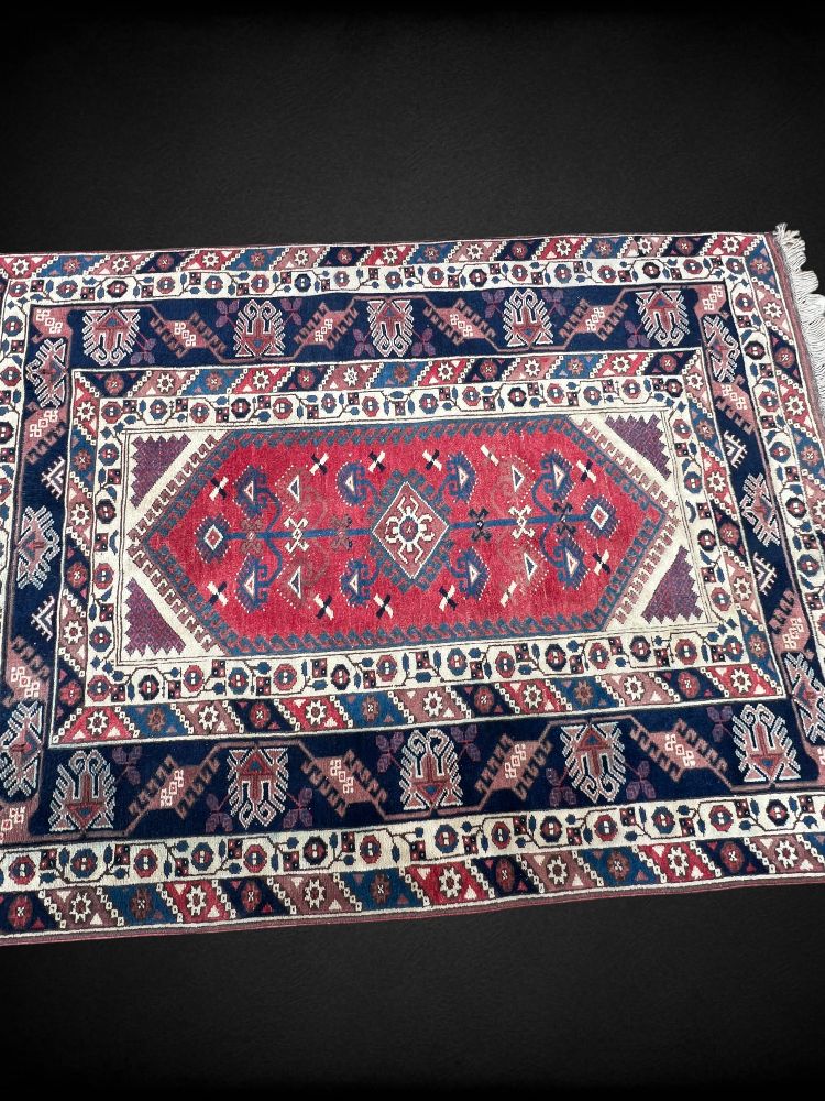 TAPPETO TURCO IN LANA ANNODATA FATTO A MANO 220CM X 162CM