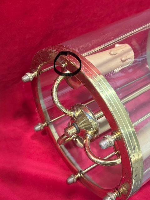 Pair of 20th century vestibule lanterns