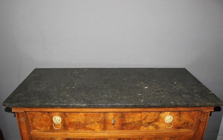Cassettiera Impero in Noce XIX secolo