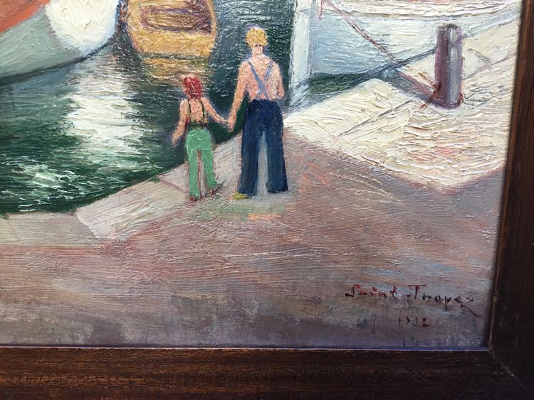 Peinture Saint-Tropez 1932