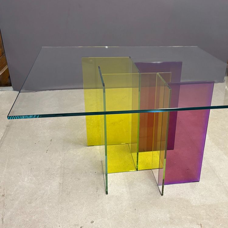Tavolo da pranzo "Slide" di René Bouchara per Roche Bobois 