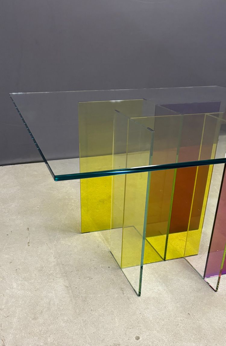 Tavolo da pranzo "Slide" di René Bouchara per Roche Bobois 