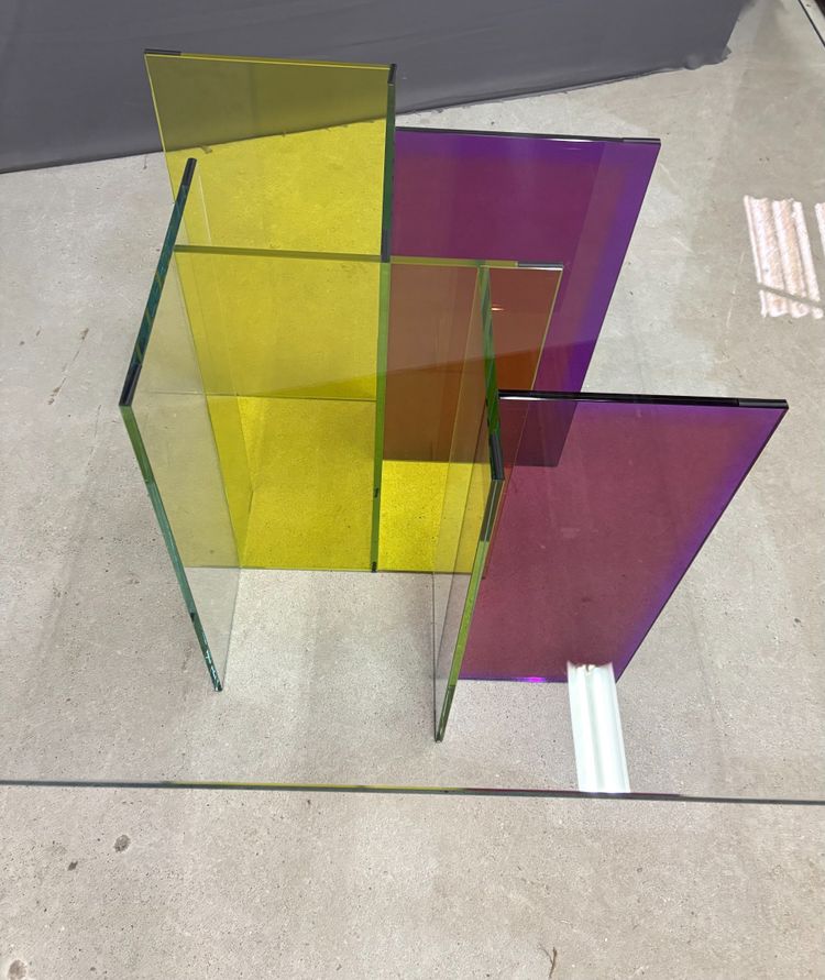 Tavolo da pranzo "Slide" di René Bouchara per Roche Bobois 