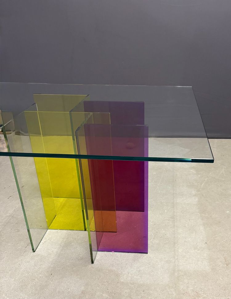 Tavolo da pranzo "Slide" di René Bouchara per Roche Bobois 