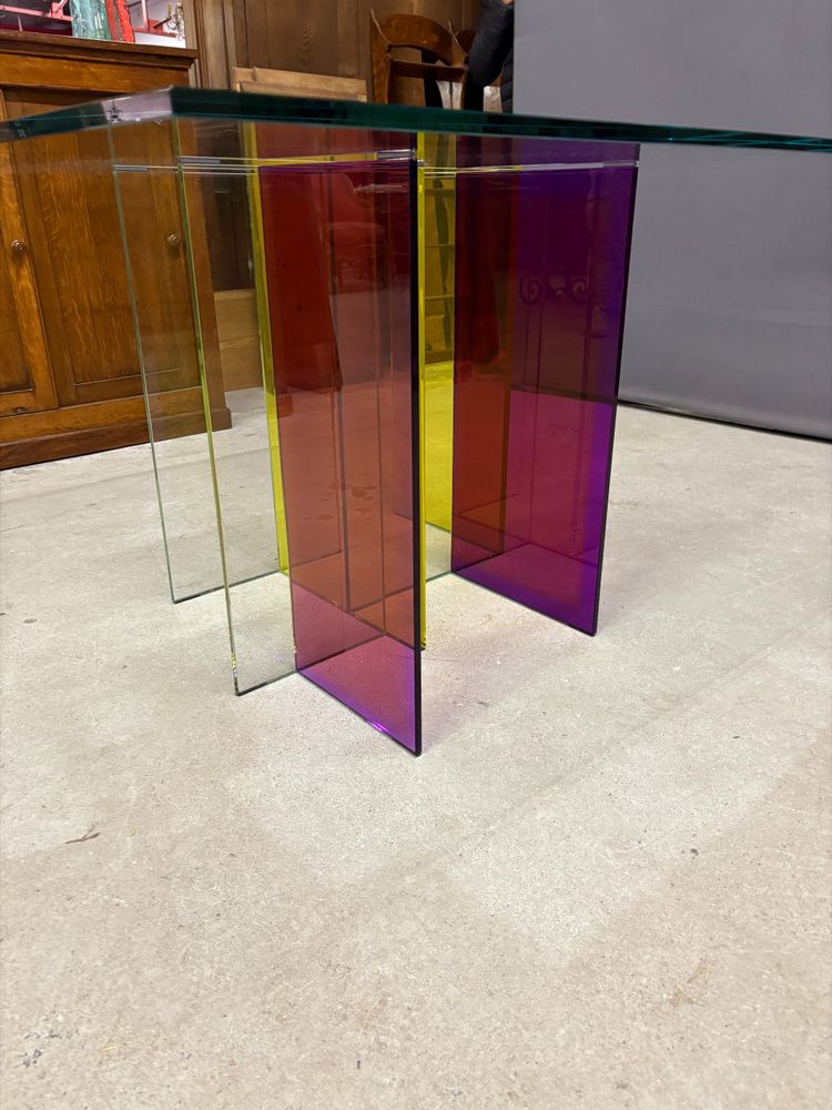 Tavolo da pranzo "Slide" di René Bouchara per Roche Bobois 