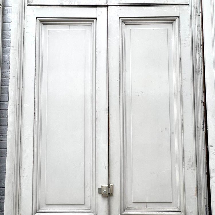 Haussmannian Woodwork With Its Double Door