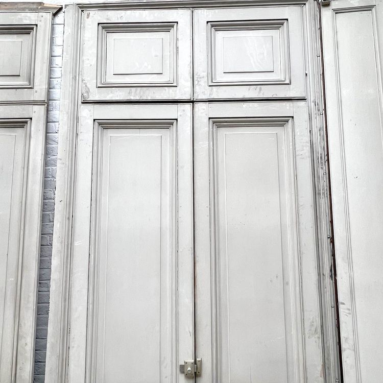 Haussmannian Woodwork With Its Double Door