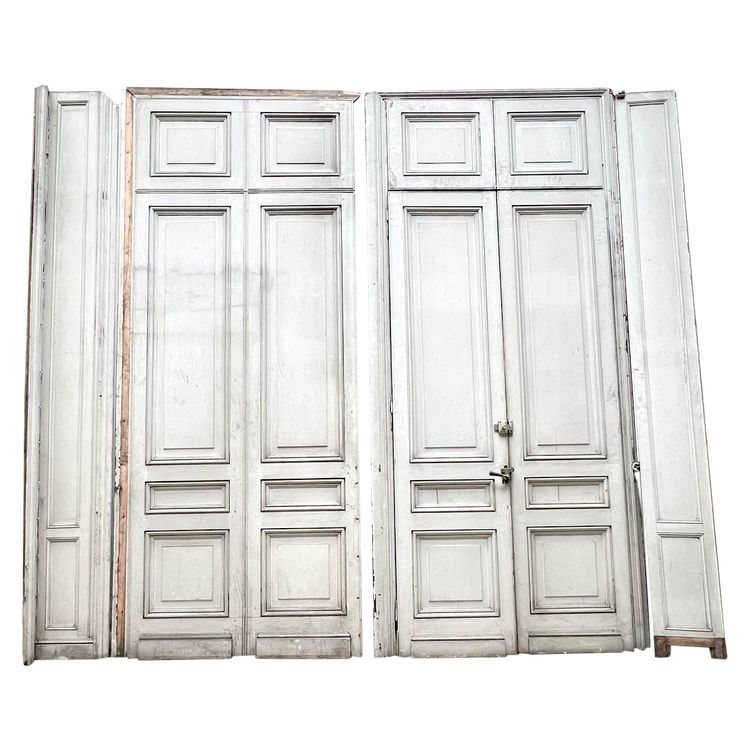 Haussmannian Woodwork With Its Double Door