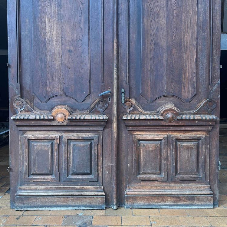 Double Porte Cochère De Style Napoléon III 190x333x12cm