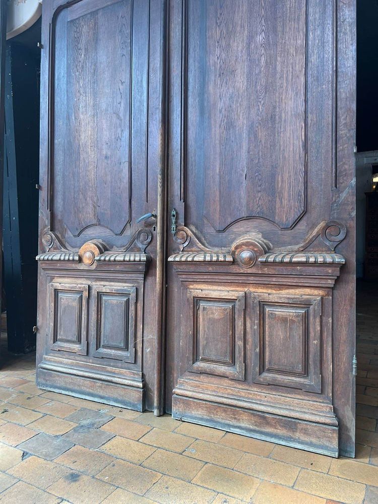 Double Porte Cochère De Style Napoléon III 190x333x12cm