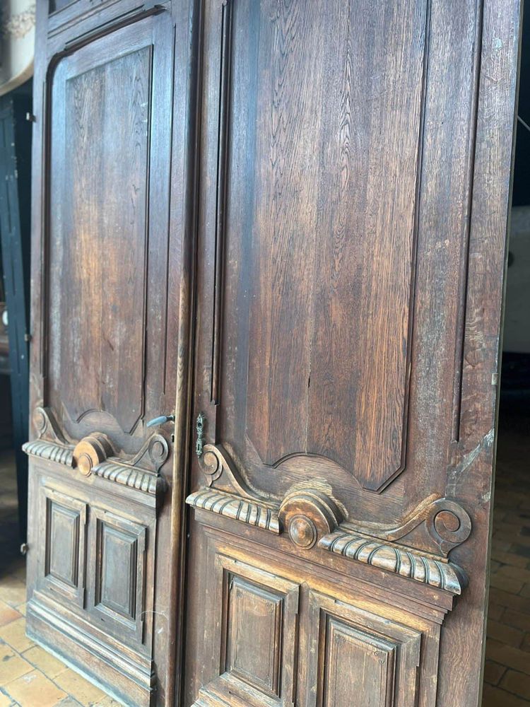 Double Porte Cochère De Style Napoléon III 190x333x12cm