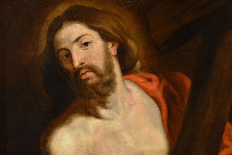 Christus trägt das Kreuz, Anthoon Van Dyck (Antwerpen 1599 - London 1641) Werkstatt
