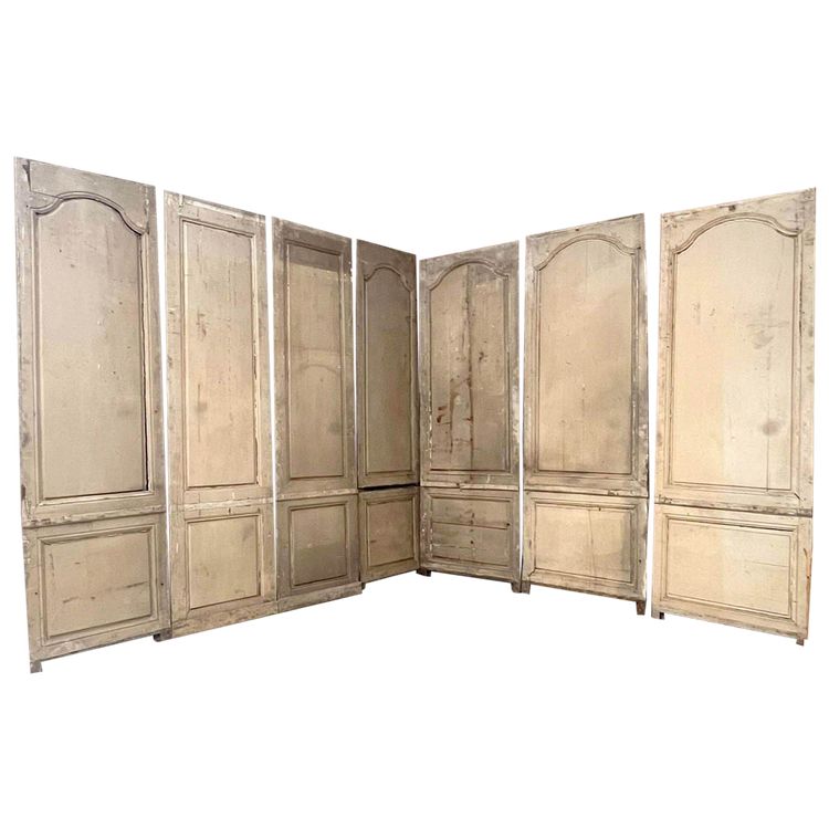 Eichenvertäfelung im Louis XV-Stil, 6 m linear