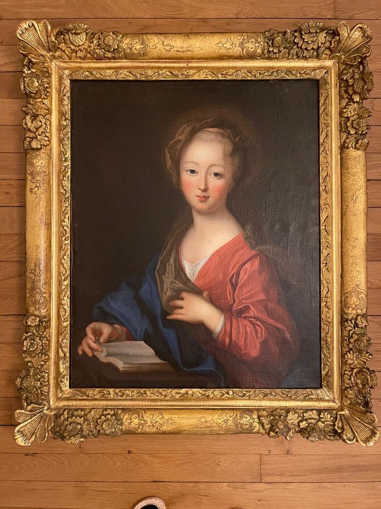 Attribué à Pierre Gobert (1662-1744) - Portrait de Jeune Fille à sa lecture