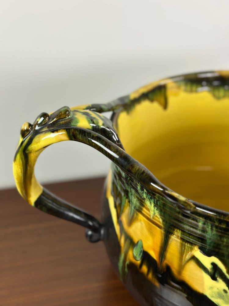 Lavandino in ceramica vintage di André Chaudemanche 1960