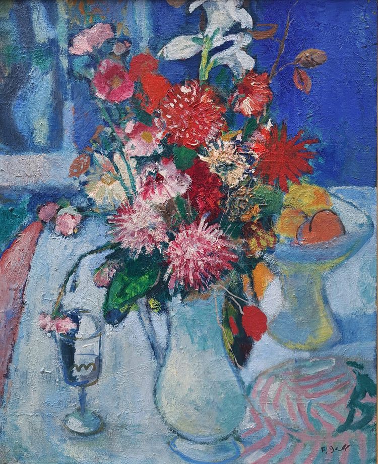 François GALL (1912-1987) - Dahlienstrauß