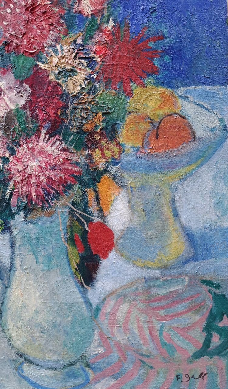 François GALL (1912-1987) - Dahlienstrauß
