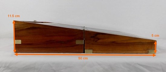  Écritoire de voyage en Noyer - Fin XIXe 