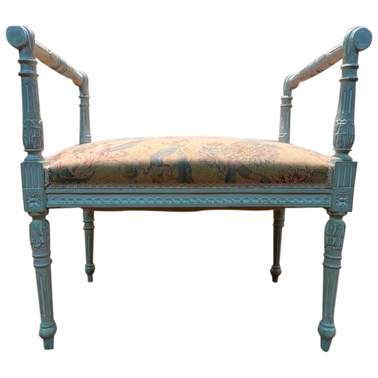 Louis XVI style piano bench