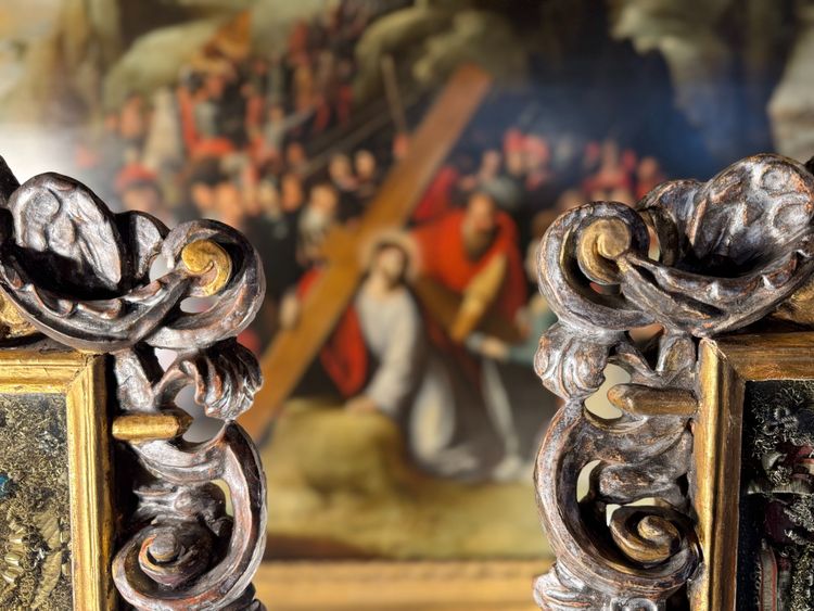 Pair of Italian Reliquary Monstrances - 18th Century