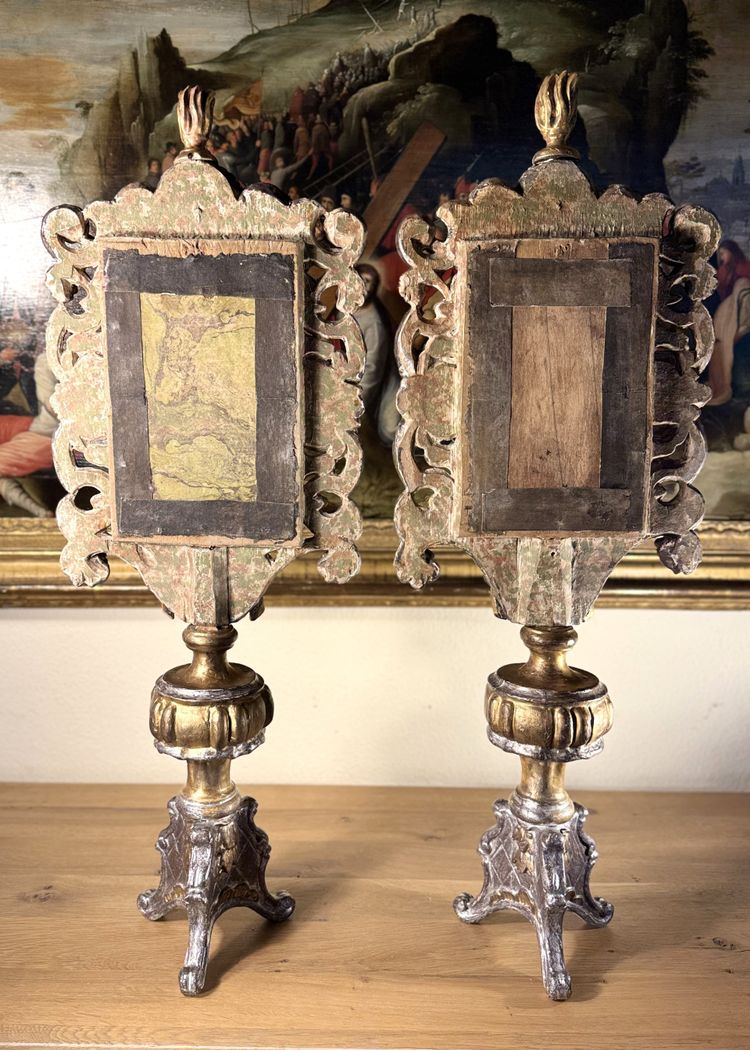 Pair of Italian Reliquary Monstrances - 18th Century