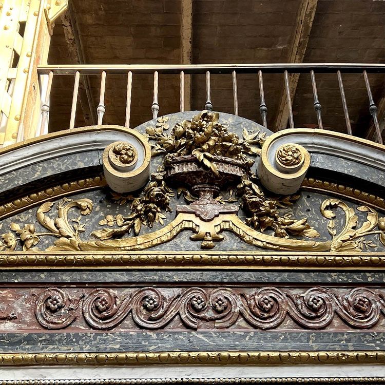 Napoleon III Style Decorative Door Imitation Marble