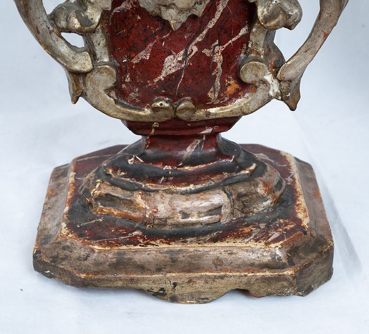 Coppia di lampade antiche Luigi XIV, Roma, XVIII secolo.