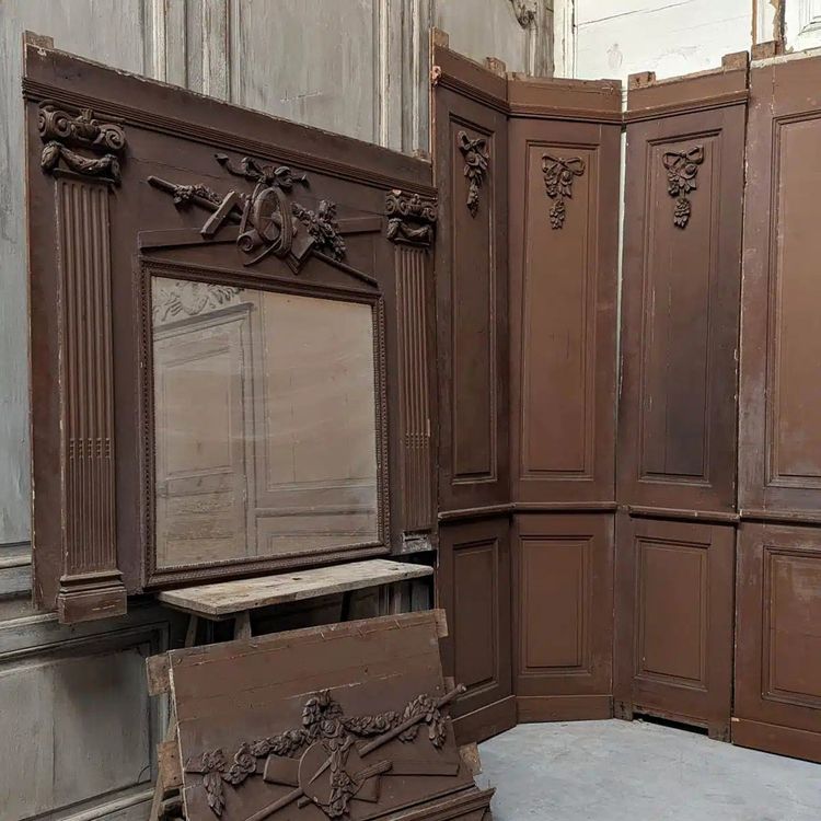 Auvergne woodwork from the 19th century, 14.77 m