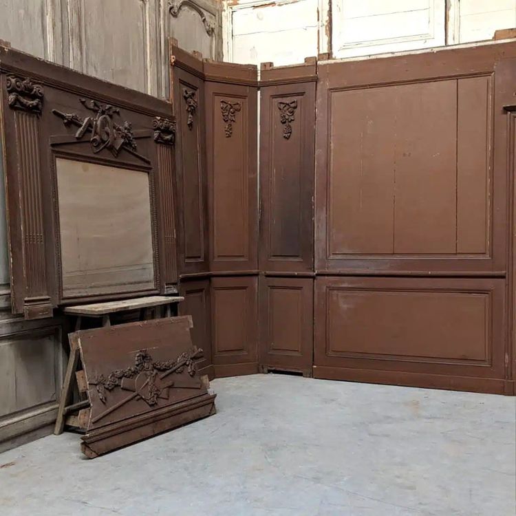 Auvergne woodwork from the 19th century, 14.77 m