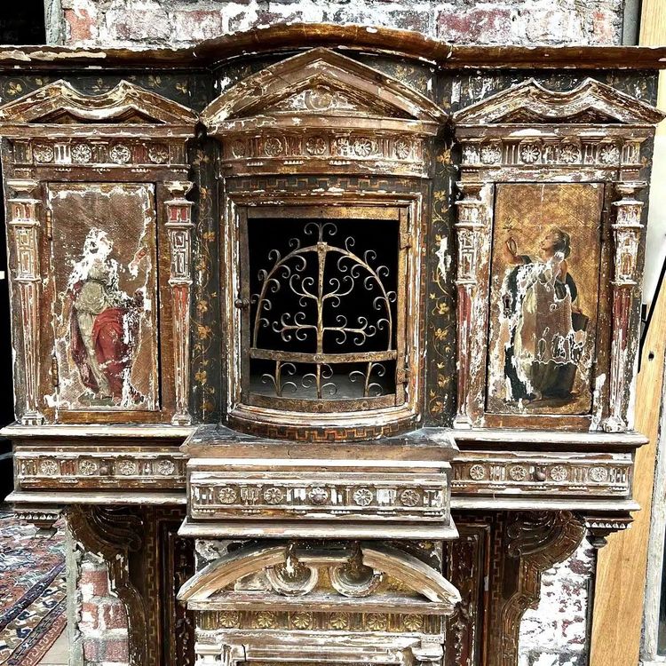 Altare tabernacolo italiano del XVII secolo